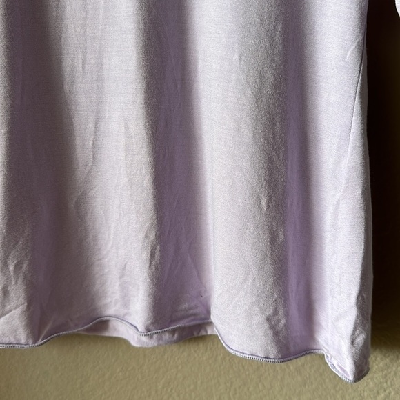 ARMANI COLLEZIONI Purple Elbow Sleeve Top - Picture 6 of 6